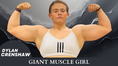 Giant Muscle Girl : Powerlifter to Bodybuilder Transformation | Dylan Crenshaw Motivation
