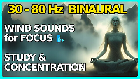 HEALING 30Hz-80Hz Binaural Beats + WIND SOUNDS 🌬️ | Deep Sleep & Brain Repair 🧠