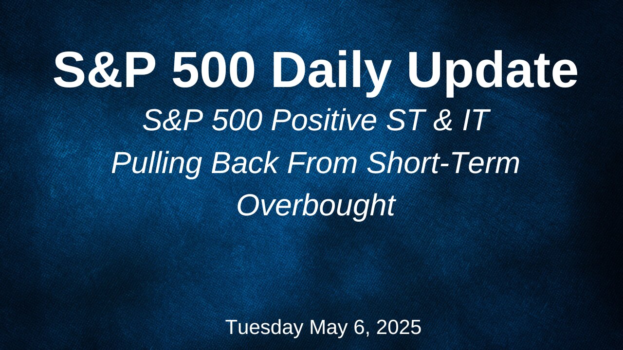 S&P 500 Daily Update for Tuesday May 6, 2025