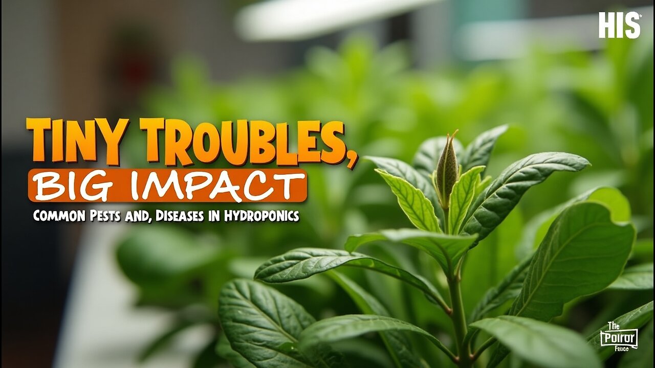 Tiny Troubles, Big Impact Common Pests and Diseases in Hydroponics