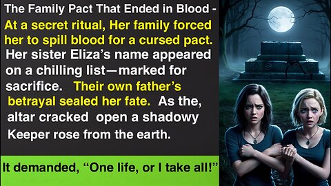 The Family Pact That Ended in Blood - At A Secret Ritual Her Family Forced Her To...