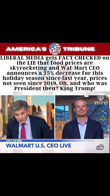 Liberal Media Caught Lying About Food Prices, Gets Fact Checked. Thanksgiving g Down 25%