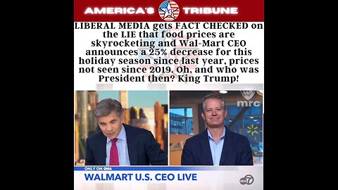Liberal Media Caught Lying About Food Prices, Gets Fact Checked. Thanksgiving g Down 25%