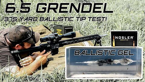 6.5 Grendel 120gr Nosler Ballistic Tip – Ballistic Gel Test at 100, 275 & 375 Yards
