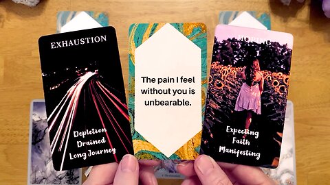 THEY'RE GETTING TIRED OF THEIR MISERY & WISHING THINGS WERE DIFFERENT BETWEEN YOU 😰 (LOVE READING) 💜