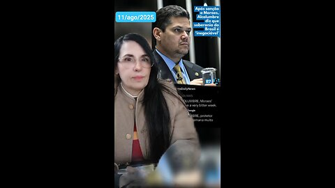 Alcolumbre se alinhar a moraes