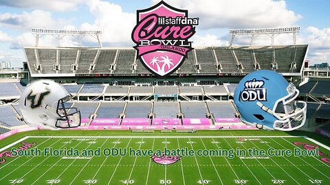 ODU and South Florida are set to clash in Orlando at the Cure Bowl