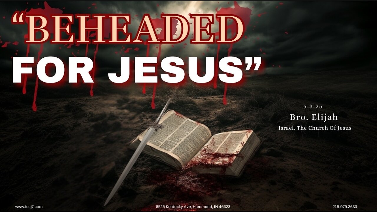 BEHEADED FOR JESUS