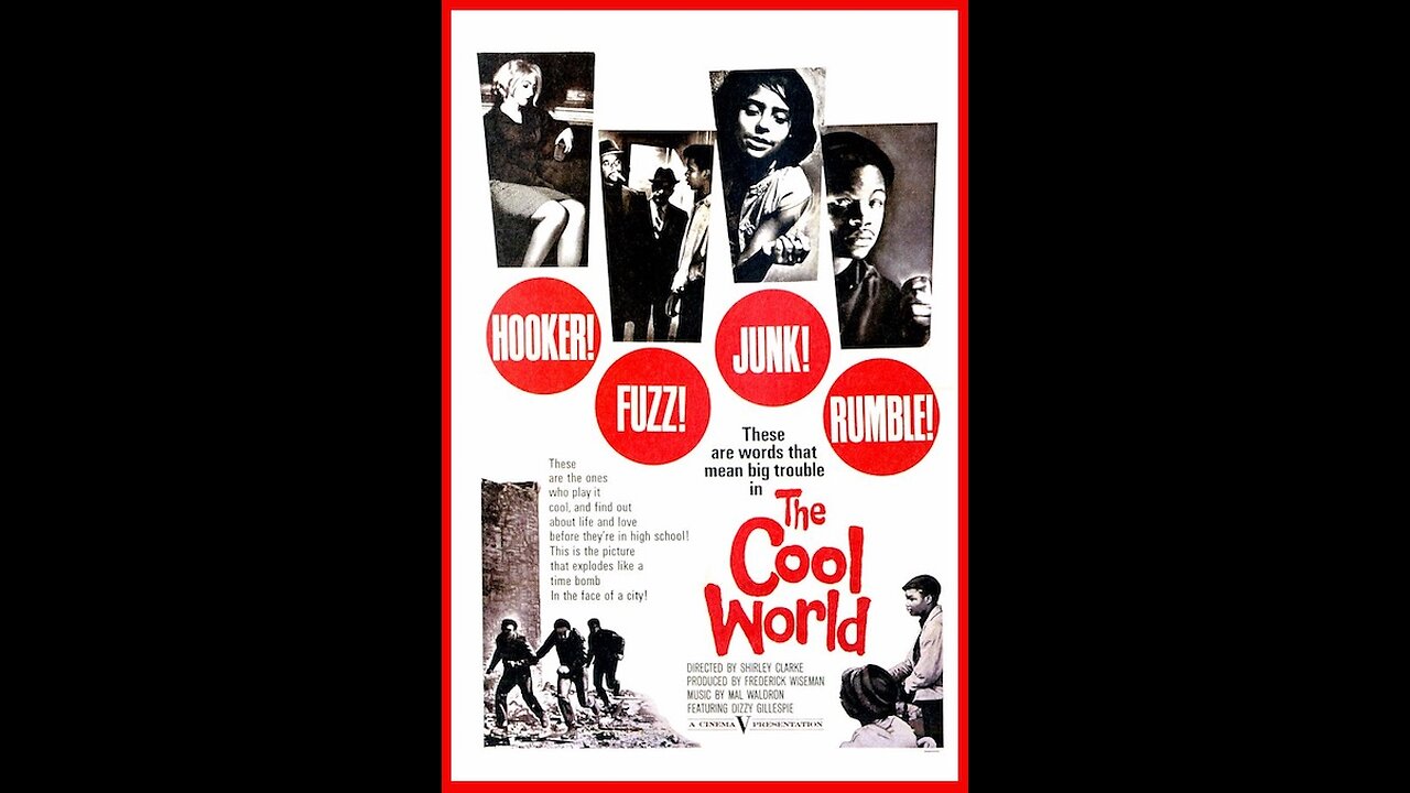 The Cool World (1963) Harlem Youth Gangs ft. Clarence Williams III