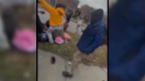 Viral Video Shows Mom, Children Being Jumped By Students Outside Chicago School