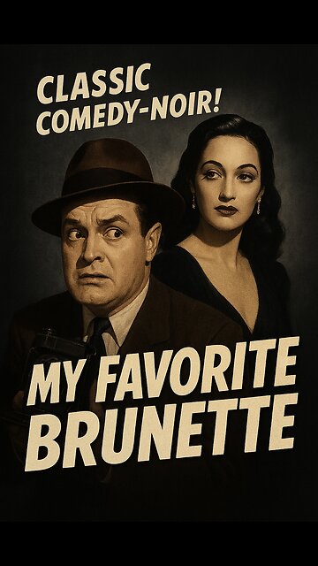 Highlights of Bob Hope in My Favorite Brunette (1947) Full Classic Film Noir Parody