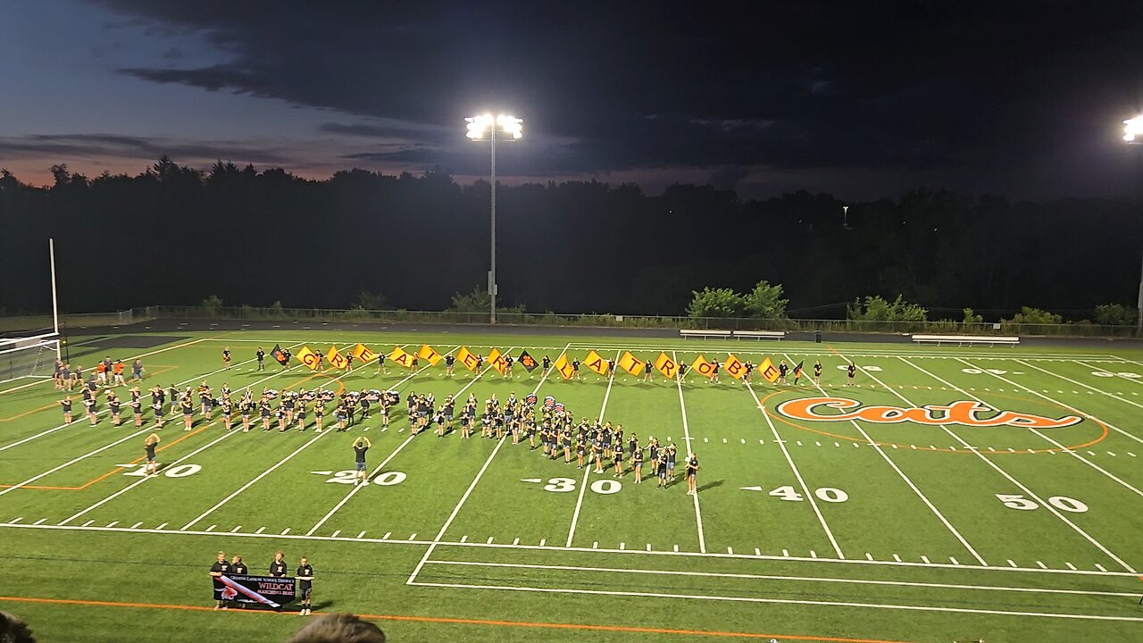 Greater Latrobe Marching Band Preview Show staff run