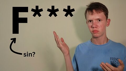 is cussing a sin?