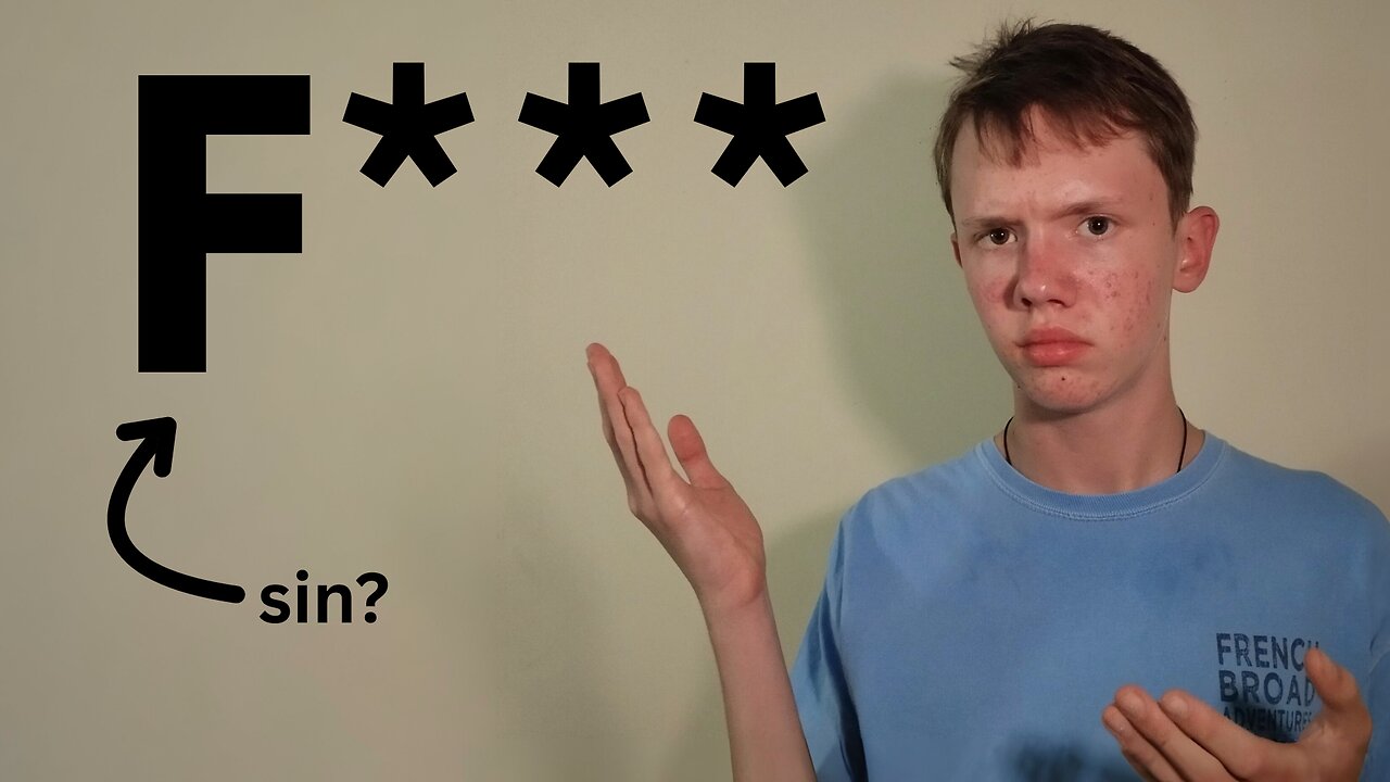 is cussing a sin?