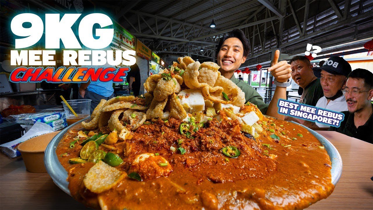 __INSANE 9KG MEE REBUS CHALLENGE - Hari Raya Special! _ BEST MEE REBUS IN SINGAPORE_!