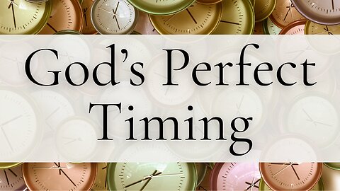 Waiting & God's Plan | God’s Perfect Timing | Growth in Waiting | S1 EP 7