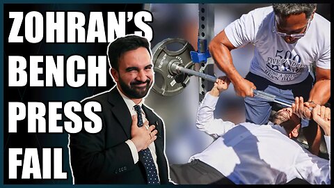 Zohran Mamdani FAILS at Bench Press Trying to Win Over Men.