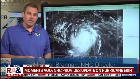 BREAKING: Hurricane Erin intensifies into Category 5 storm