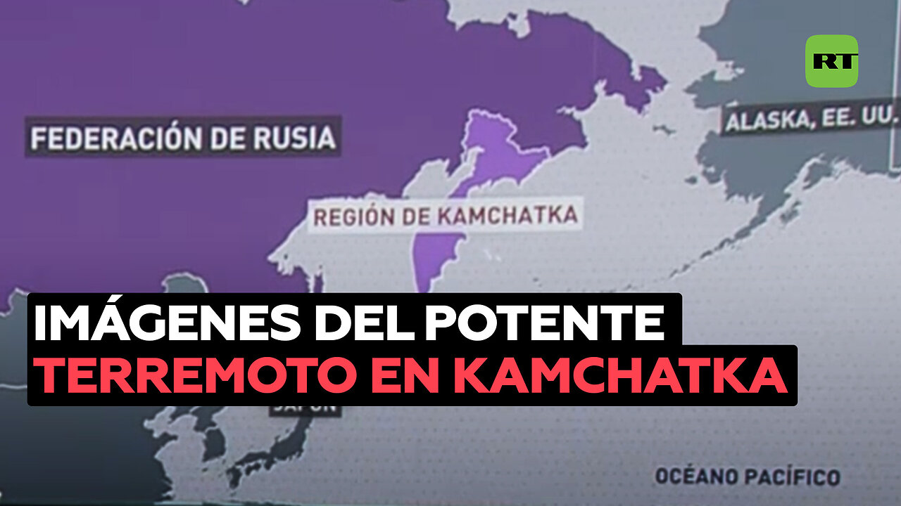 PRIMERAS IMÁGENES tras el potente terremoto en Kamchatka