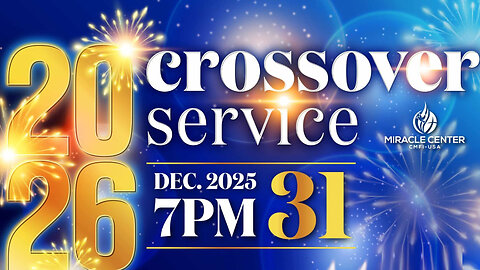 LIVE!🔥FROM MIRACLE CENTER - 2026 CROSSOVER SERVICE!!!