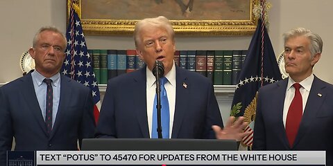 President Trump, RFK Jr, Dr Oz, Make an Announcement on Vaccines & Tylenol