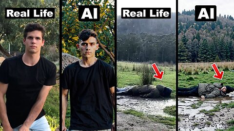 Real life Vs AI. Part 2