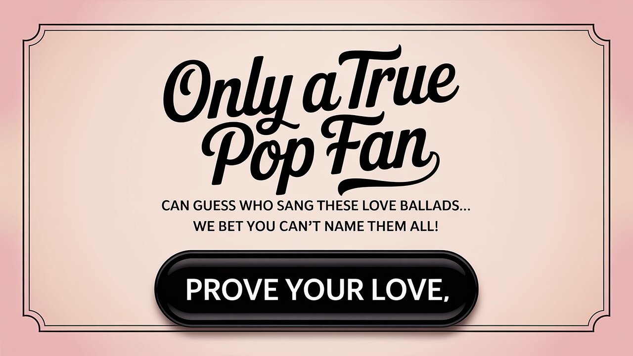 Who sang these love ballads?