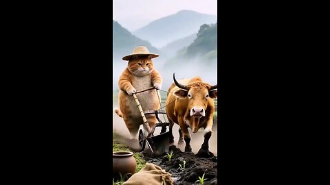 cat video / AI video / 2d/3d/ animation /rumble