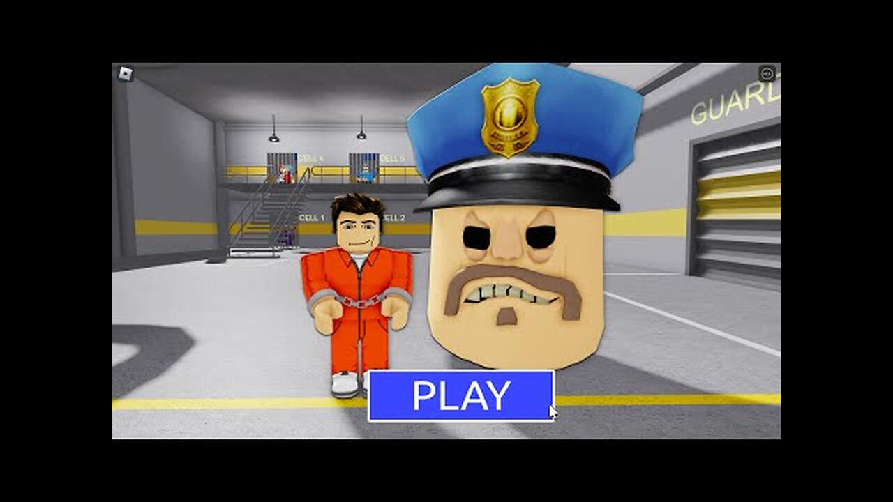 Escaping from a BARRY'S HEAD PRISON RUN! And BECAME a BARRY PRISONER COP
