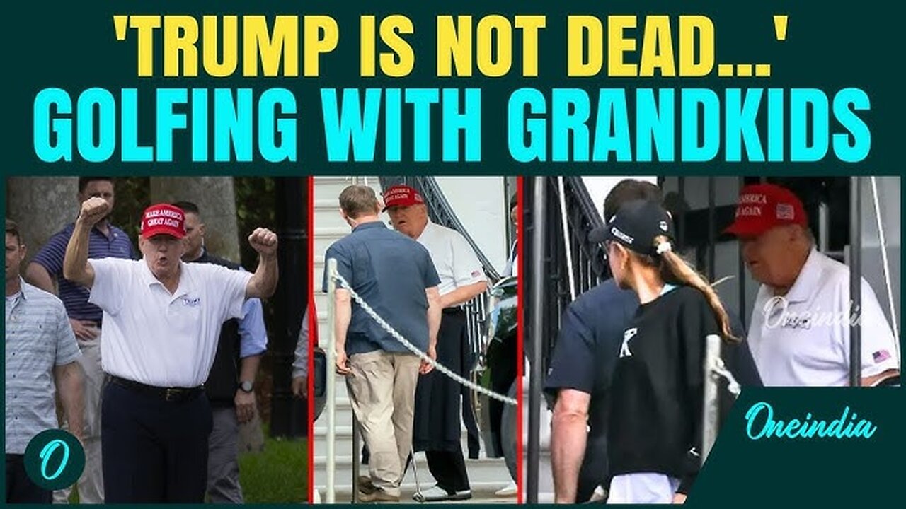 US President Donald Trump 😁👍reappeared in public after three days of disappearance