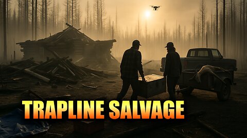 Trapline Salvage After Wildfire | Cabin Damage, Gear Recovery & Deer Hunting