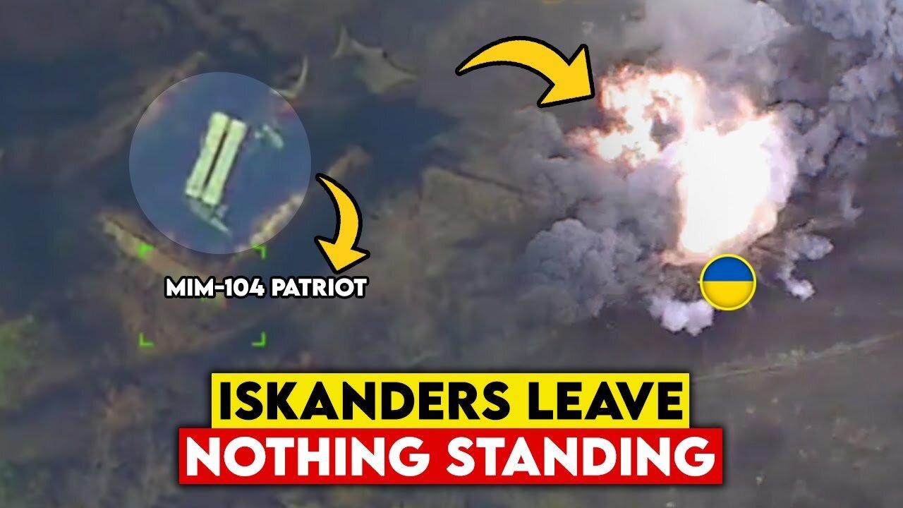 Two Iskanders Tear Through Patriot SAM Base: Radar and Launcher Destroyed!
