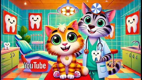 The Dailyyy Stories | Cuddles the Cat - Episode 18 | Cuddles Goes to the Dentist