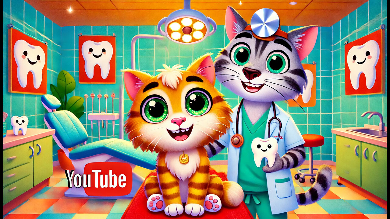The Dailyyy Stories | Cuddles the Cat - Episode 18 | Cuddles Goes to the Dentist