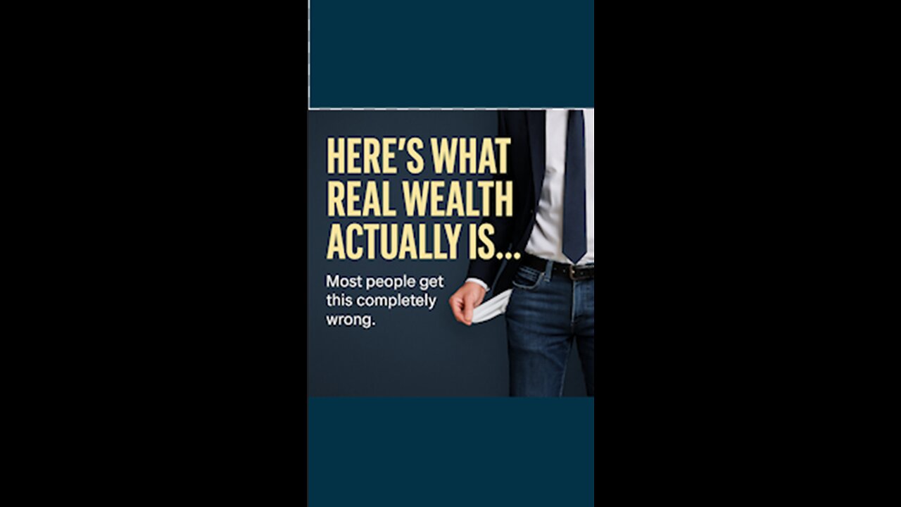 Here's What Real Wealth Actually Is...