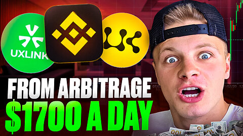 $1700/Day with Crypto Arbitrage – UXLINK Strategy on Binance & LBank 