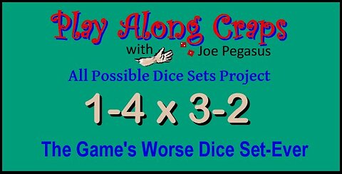 1-4 x 3-2 Dice Set On Hard Table