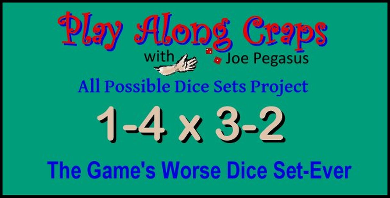 1-4 x 3-2 Dice Set On Hard Table