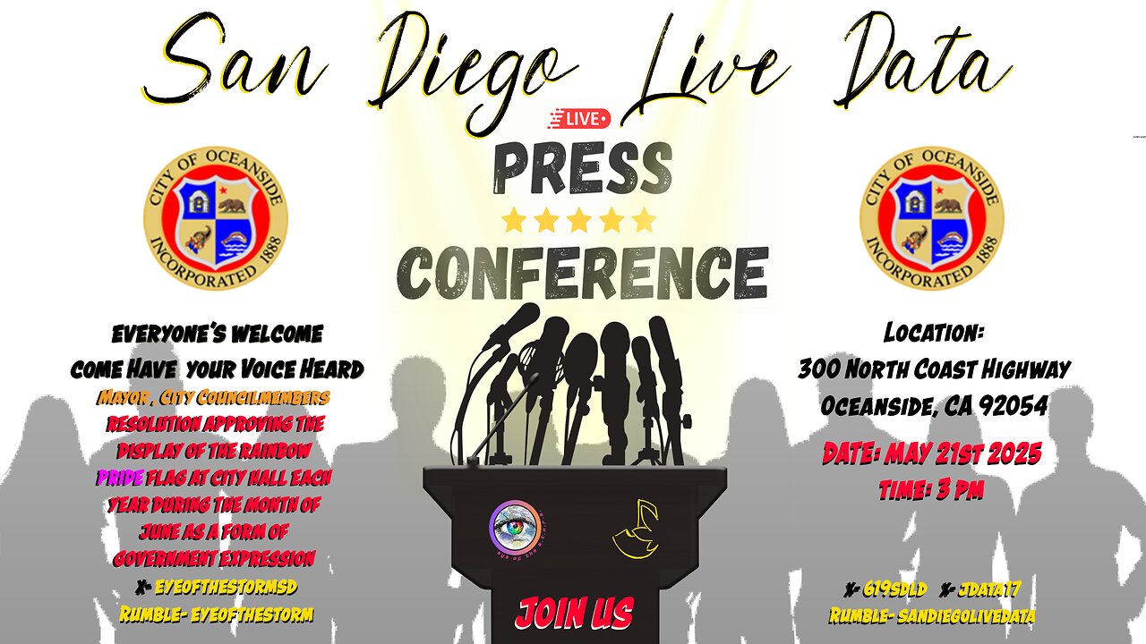 San Diego Live Data - Press Conference - - JDATA