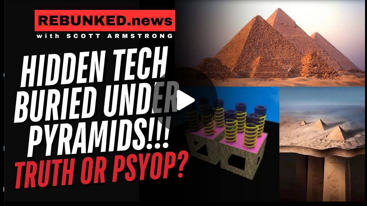 Hidden Tech Buried Under The Pyramids!