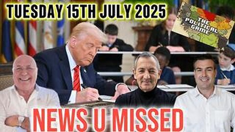 DAILY NEWS WITH CHARLIE WARD, PAUL BROOKER, WARREN THORNTON TUESDAY 15TH JULY 2025