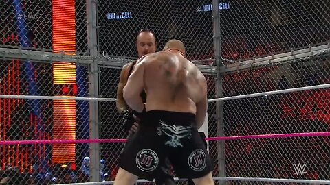Hell and cell undertaker vs brock lasner