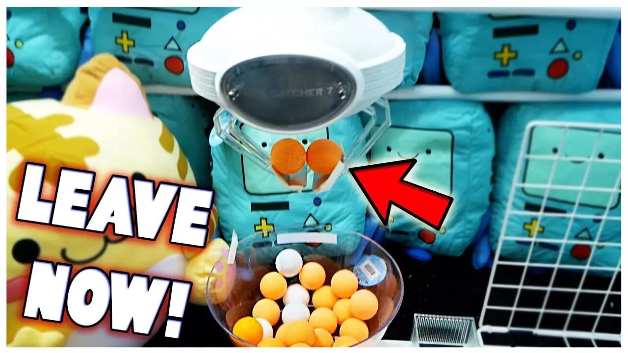 They told us to leave the arcade...