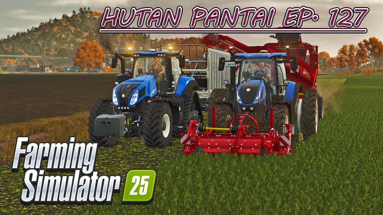 Starting Sugar Beet Harvest. Leasing the Sugar Mill. |4k| HUTAN PANTAI EP. 127 | Farming Simulator 25