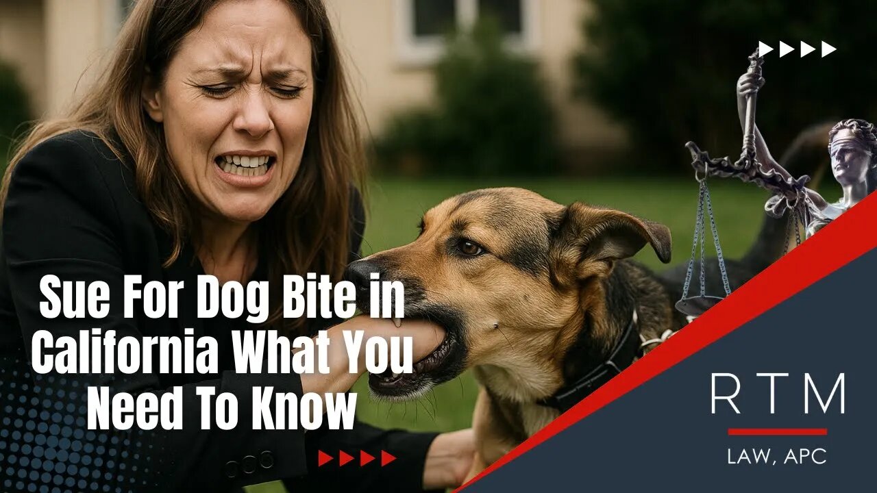 Sue For Dog Bite in California: What You Need To Know