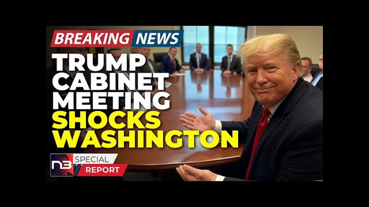 Breaking: Inside The Cabinet Meeting That Has DC Panicking! You Won't Believe What Was Said!