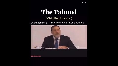 The Talmud on Sexual Relationships with CHILDREN