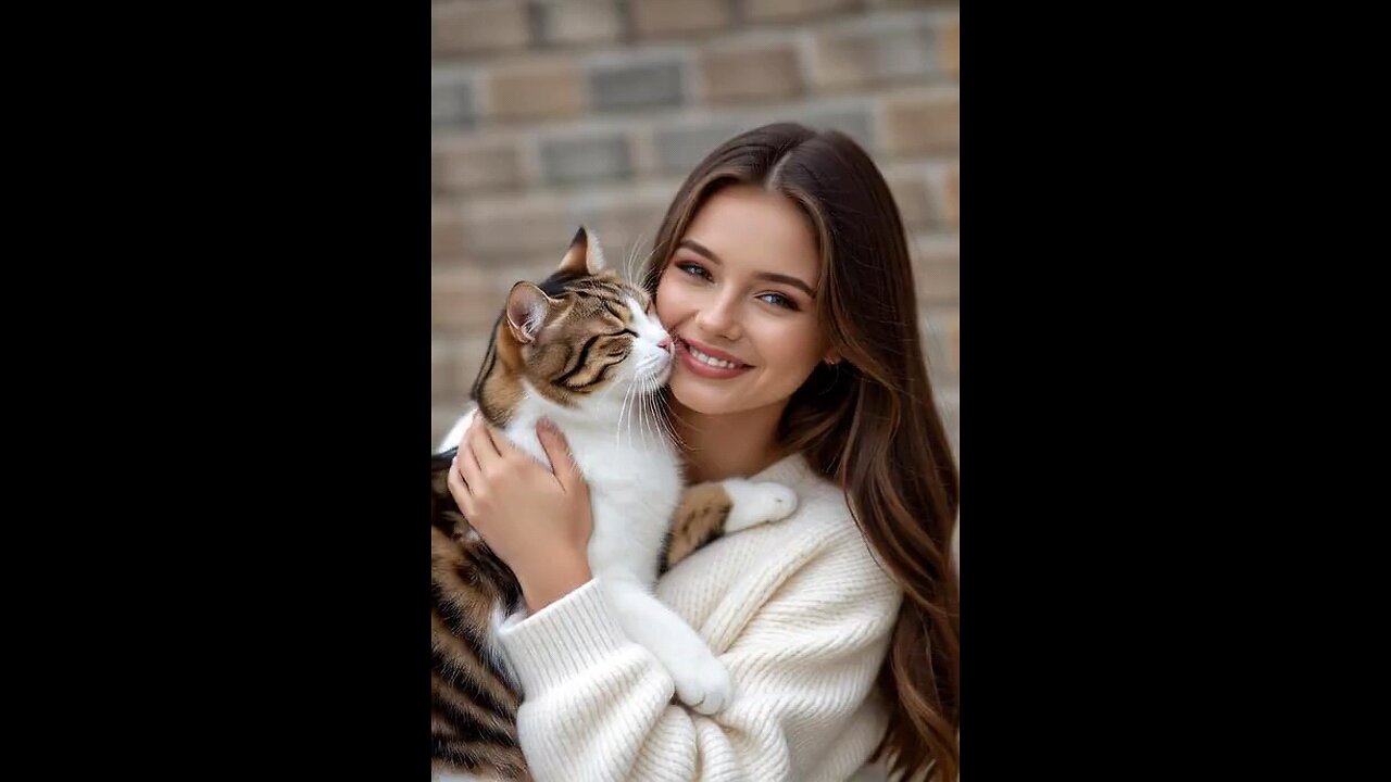 Cat and Girl love