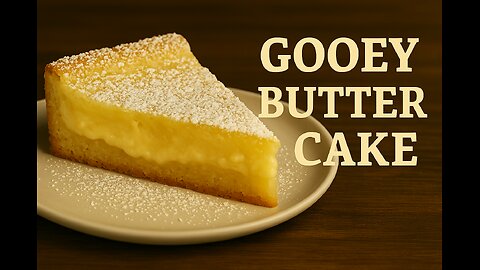 FlavorVille Gooey Butter Cake | Sweet, Buttery Perfection