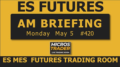 Mon ES MES Technical Analysis, Tips, Key Levels, Trading Room, & Scalping System 05/05/2025